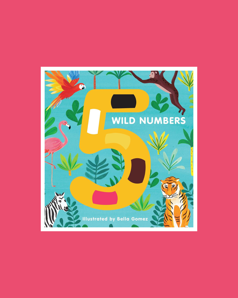 Books for ages 1 to 2 - 5 Wild Numbers